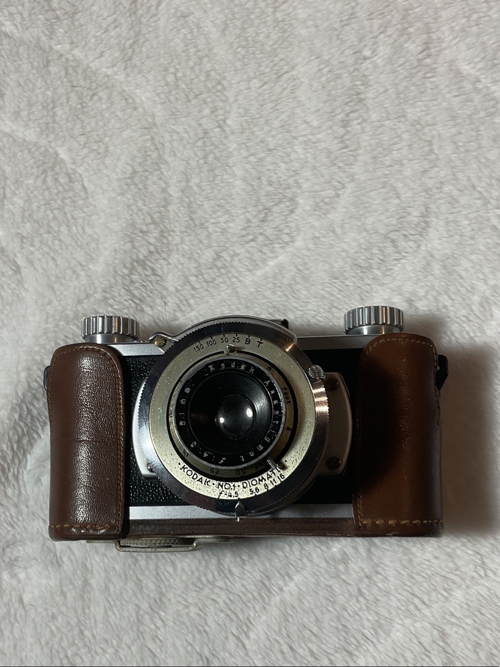 Kodak Compact 35mm  Camera in Brown and Silver